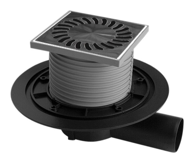Podni slivnik bočni univerzalni PVBU DN 50 inox