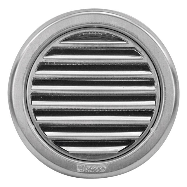Inox ventilacijska rešetka okrugla s mrežicom 100